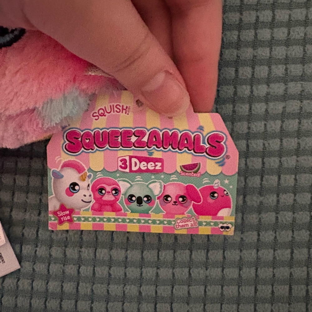 NWT Sqeezeamals Pink Horse Plush - Picture 5 of 7